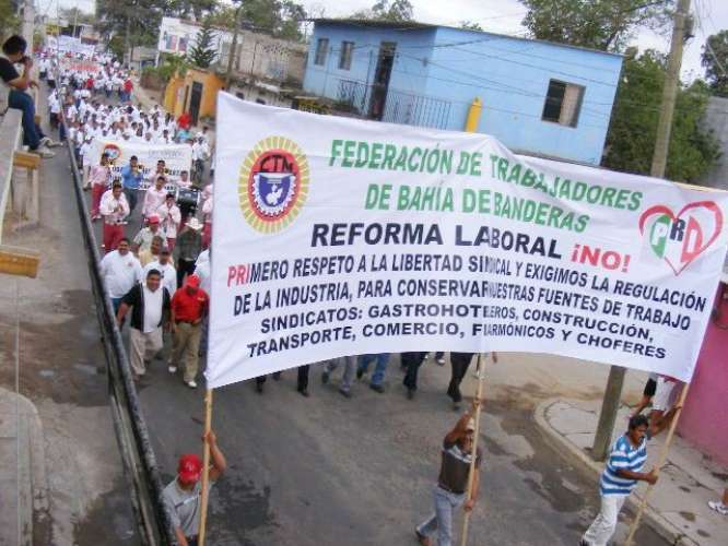Derecho de huelga, contratación colectiva y Autonomía sindical no es negociable: CTM