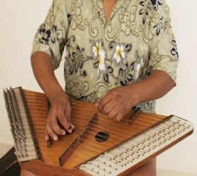 Músico que Toca el Salterio Llega a Bahía Busca Poner una Escuela y Crear una Orquesta Típica
