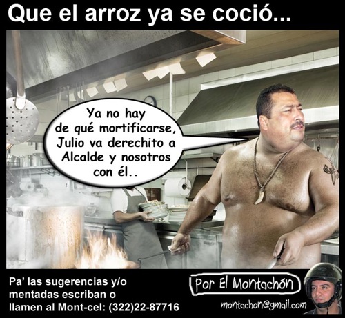 Cartoon/ Que el Arroz ya se Coció…