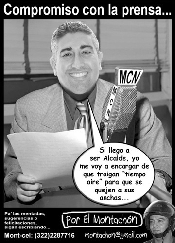 Cartoon/ Oscar Valenzuela, Compromiso Con la Prensa