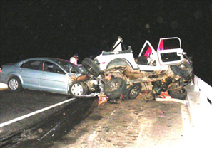 Intento Salvar su Vida Aferrado al Volante no lo Logró