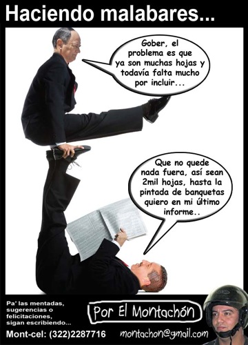 Cartoon/ Haciendo Malabares…
