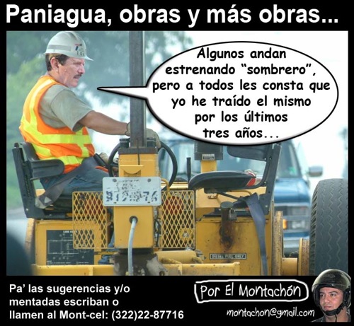 Cartoon/ Paniagua, Obras y Más Obras…