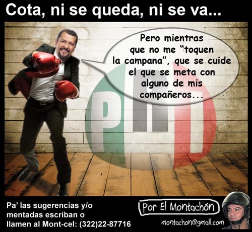 Cartoon/ Cota, ni se Queda, ni se va…