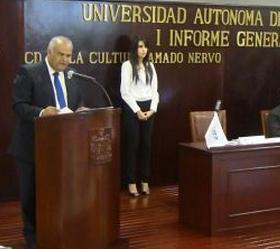 Rindió Juan López su l Informe en la UAN