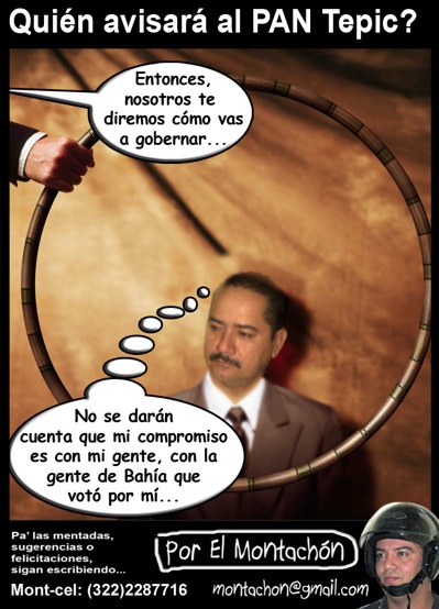Cartoon/ Quién Avisará al PAN Tepic?