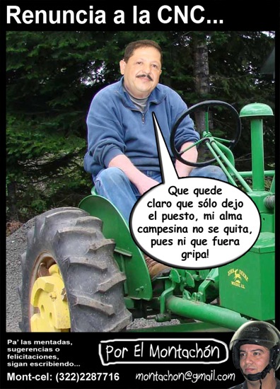 Cartoon/ Renuncia a la CNC…