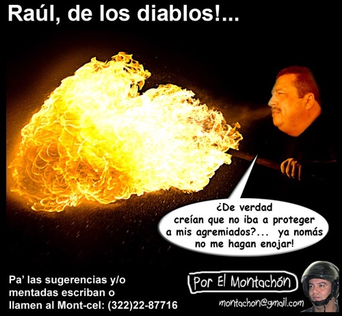 Cartoon/ Raúl, de los Diablos!…