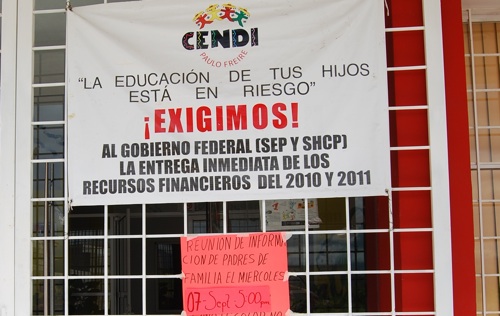 No Perderán Ciclo Escolar 2011- 2012, en el CENDI de Bahía
