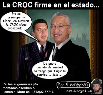 Cartoon/ La CROC Firme en el Estado…