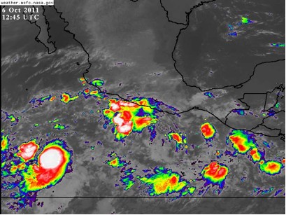 Estado del Tiempo Para la Bahía 06.Octubre.2011