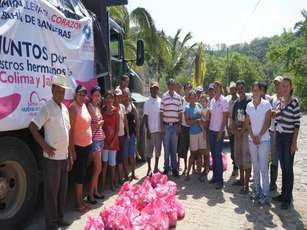 Agradecen Damnificados de Manzanillo y Cihuatlán Apoyo de Víveres Desde Bahía