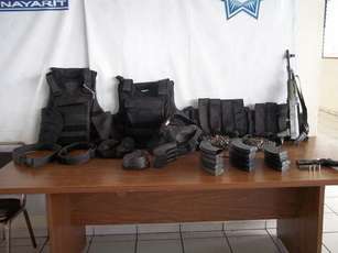 Capturan a Delincuentes con Arsenal en Nayarit