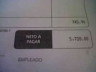 Coordinadora de Zumba, Percibe $5,720