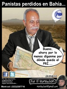 Cartoon/ Panistas Perdidos en Bahía…