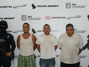 Detienen a Tres Sanguinarios “Pelochos” en Nayarit