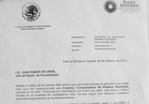 Autoridades Reconocen Irregularidades en Compactadora de Plástico