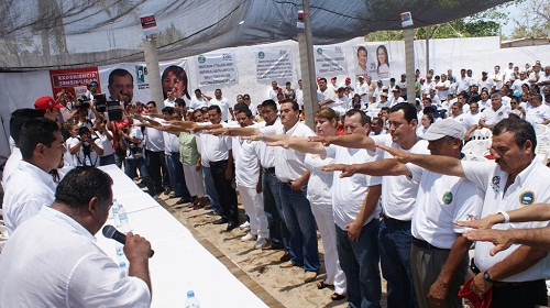 Toman Protesta Delegados de la CROM