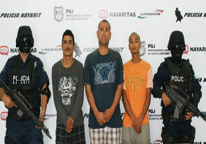 Capturan Banda de Extorsionadores en Guayabitos