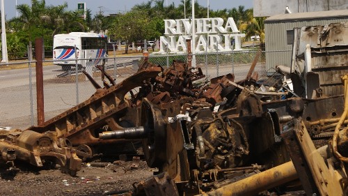 Chatarrera en Ingreso a Riviera Nayarit no Tiene Autorización de DUyE