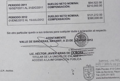 Aclaran Información Sobre Salario del Alcalde