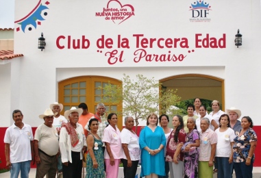Visita Presidenta de DIF Clubes de la Tercera Edad