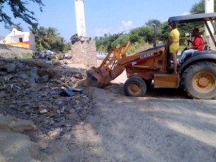 Reparan Acceso a Arroyo del Indio en Bucerías