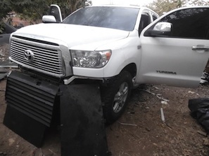 Aseguran Siete Vehículos Blindados en Santa María del Oro, Nayarit
