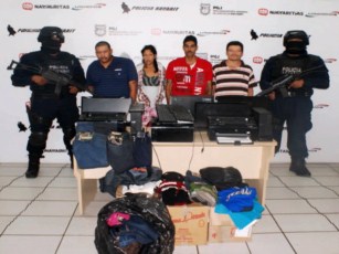 Capturan a Ladrones y Recuperan Botín