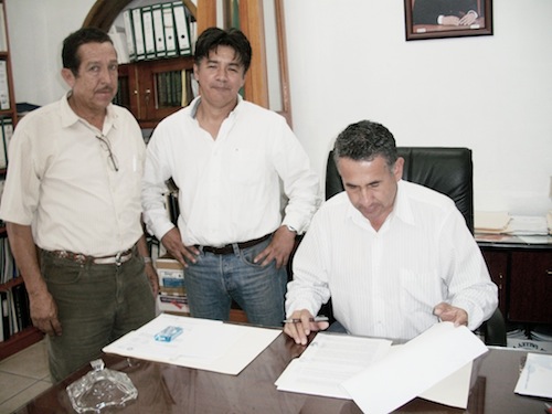 Firman Convenio Ejido Aceptó Modificación a Petición de SIMARS