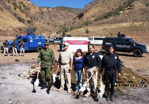 Continúa la Destrucción de Droga en Santa María del Oro