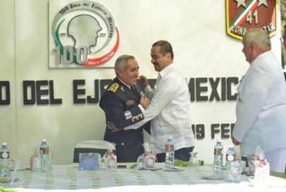 Felicita Rafa Cervantes al Ejército Mexicano