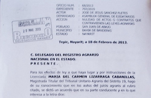 Tribunal Agrario Detectó Votaron 54 Ejidatarios Muertos