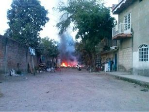 Incendio Fuera de Control, por Quema de Basura Doméstica