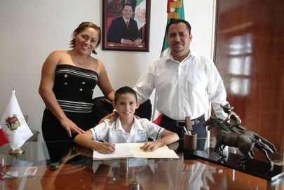 Protesta Ulises Quintana Como Alcalde por un día