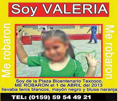 Detienen al presunto raptor de Valeria, la niña robada en Texcoco