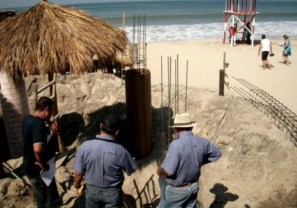 Arruina Obras Públicas Entradas al Mar de Bucerías