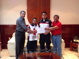 Reconoce Cruz Roja Ayuda de Rafael Cervantes