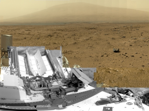Curiosity Logra la Mejor Postal de Marte