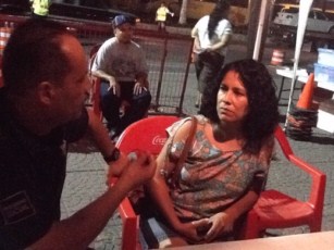 Maestra del CUC, Retenida en Alcoholímetro