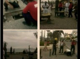 Corto Circuito, Fantasma de Toques en Esculturas del Malecón