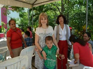 Prioriza Cuquita Gómez Atender a Discapacitados