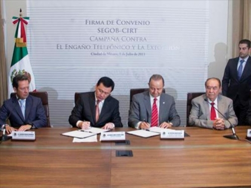 Segob y CIRT lanzarán campaña contra la extorsión telefónica