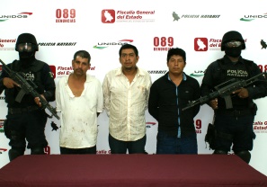 Detienen a Trio de Delincuentes