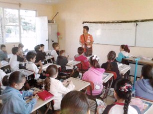 Alumnos de Primaria de Valle Dorado Intercambiaron ideas con Periodista