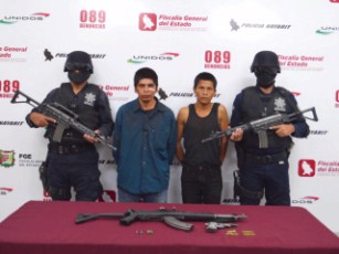 Delincuentes del Nayar, Fueron Capturados con Armas