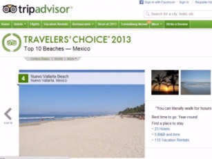 TripAdvisor agrega a Riviera Nayarit en Top Ten de Playas