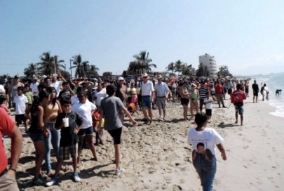 Espectacular y Emocionante la Peregrinación del Mar en Bucerías