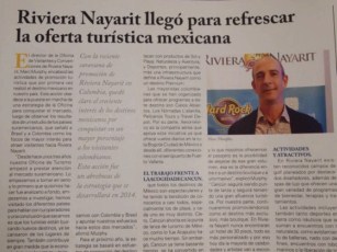 Tabloides Colombianos se Impregnan de Riviera Nayarit