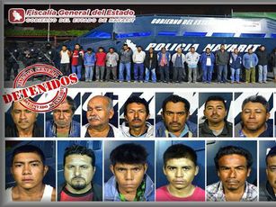 Redada en Zona Norte de Nayarit Arroja Captura de 17 Prófugos de la Justicia